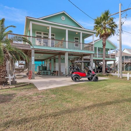 Steps To Beach Golf Cart About Time Beach Retreat Bolivar Peninsula Ngoại thất bức ảnh